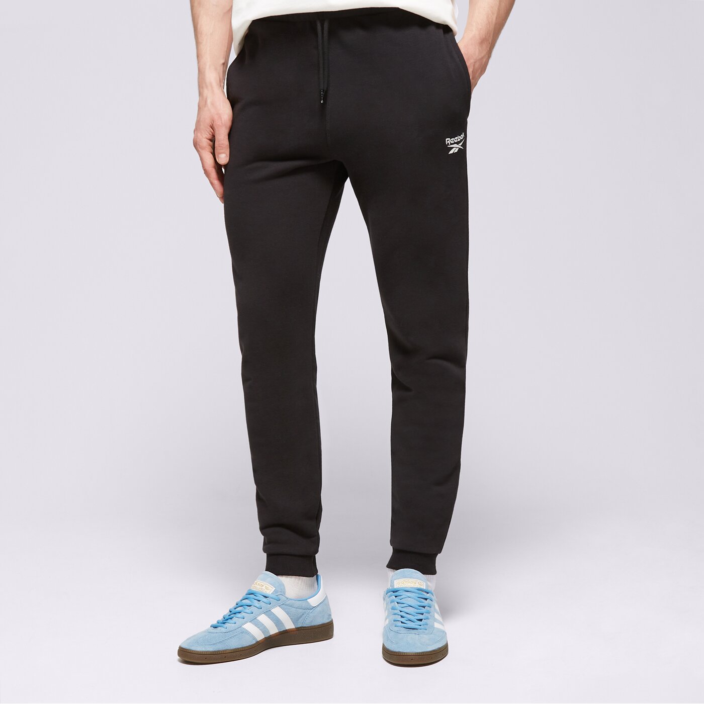 REEBOK HOSE RI FT LEFT LEG JOGGER Schwarz