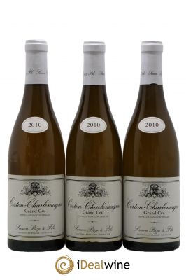 Corton-Charlemagne Grand Cru Simon Bize & Fils  2010 - Lot de 3 Bouteilles