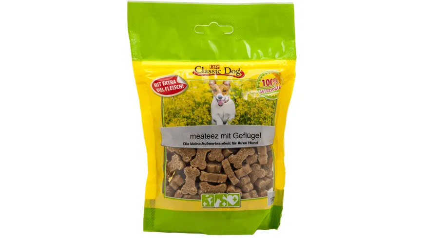 Classic Dog Hundesnack meateez mit Geflügel 150 g