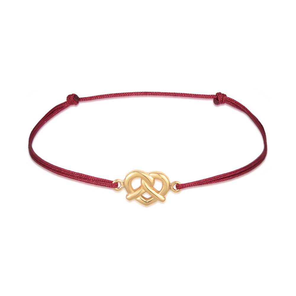 Elli Elli Bracelet Femmes Bretzel Wiesn Oktoberfest Costume tendance nylon bleu en arg Bracelet