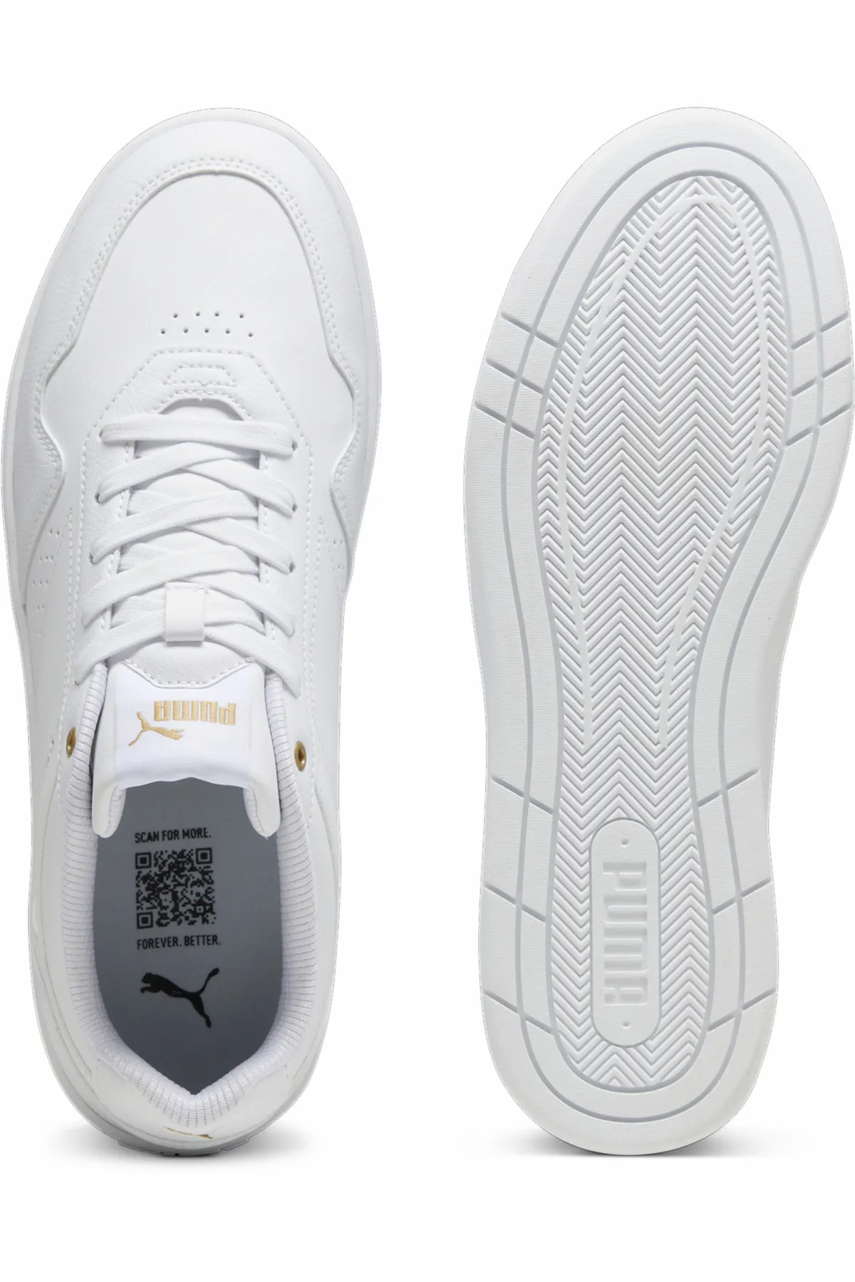 Puma  Sneaker - Weiß - Flacher Absatz