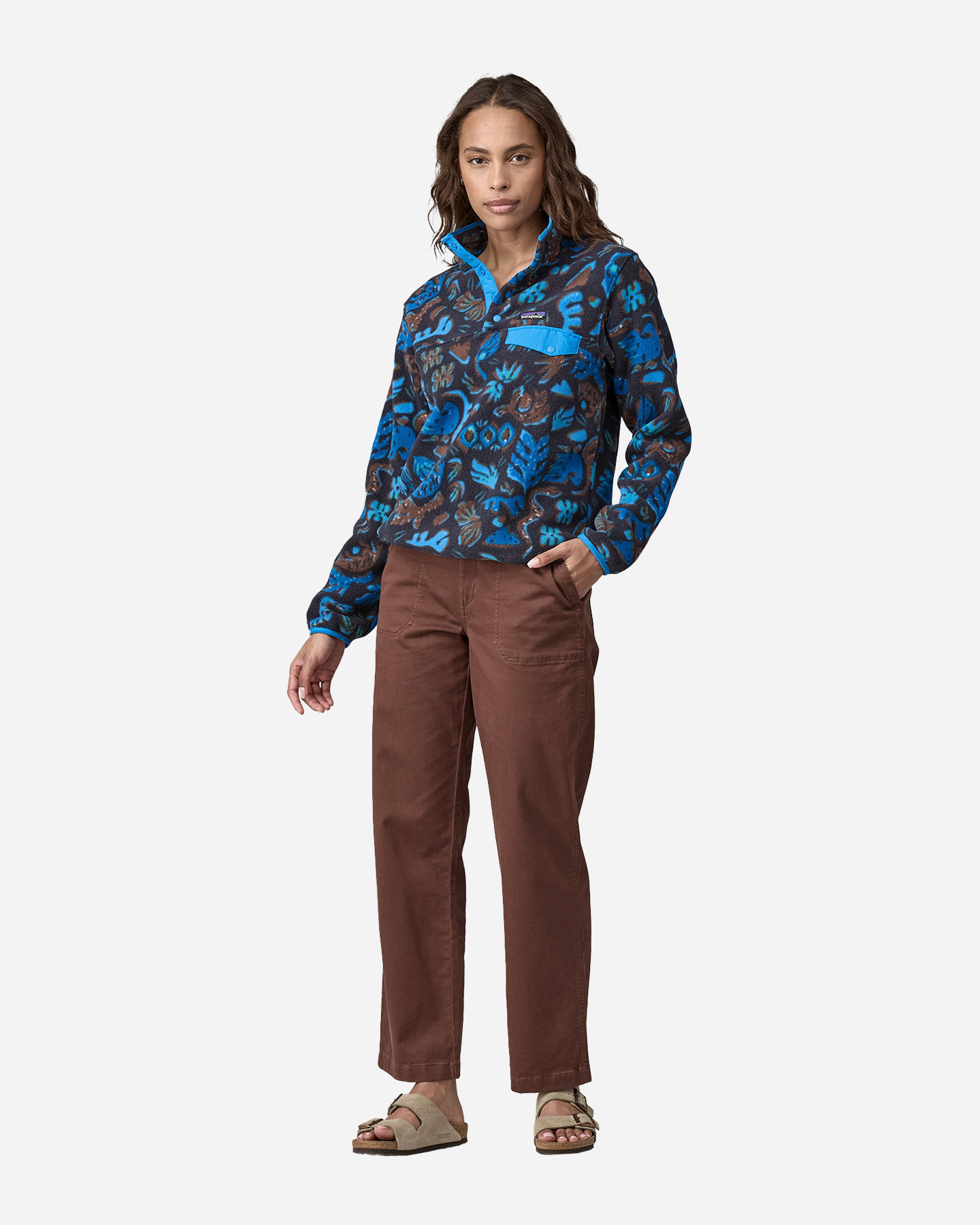 Patagonia potlač s chlpom W 25455-ASPH