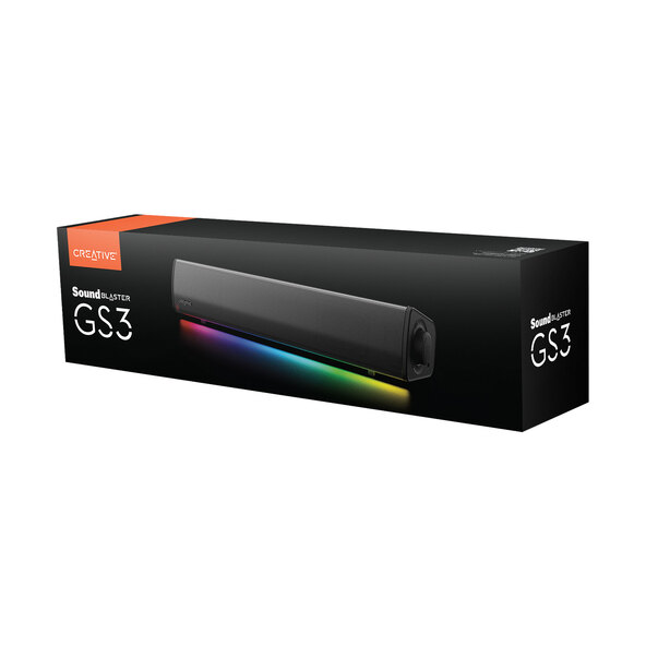 Gaming Soundbar mit RGB Sound Blaster GS3