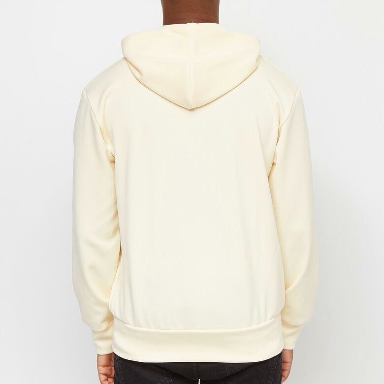 Comme des Garcons Play Play Red Heart Zip Hooded Sweatshirt ivory