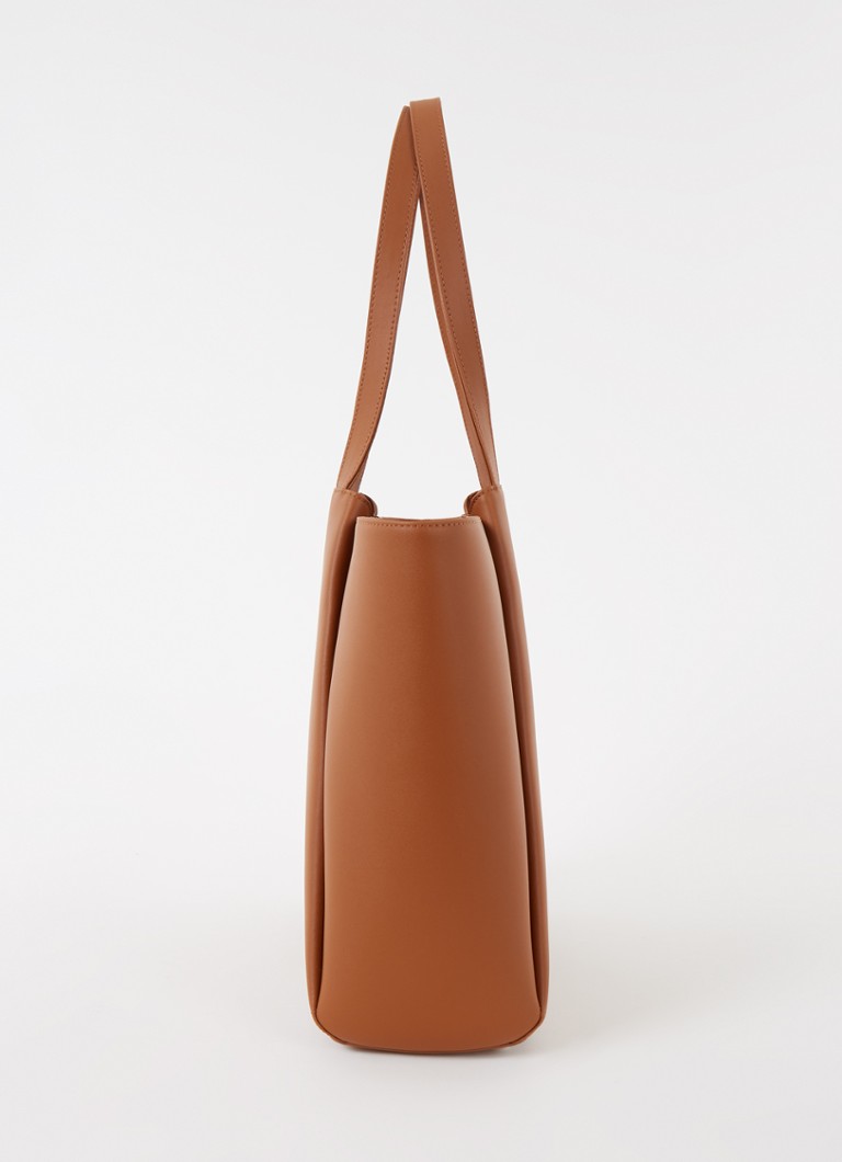 Sac bandoulière KAAI Midi Pyramid en cuir avec compartiment pour ordinateur portable 13 pouces
