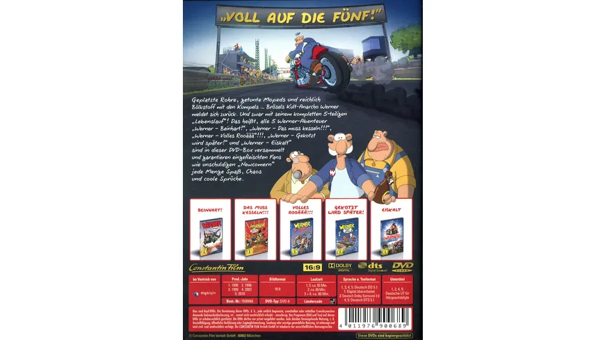 Werner 1-5 - Königbox  [5 DVDs]