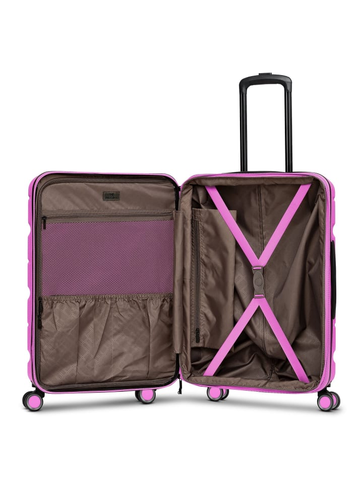 Franky Munich 4.0 4-Rollen Trolley M 66 cm mit Dehnfalte in pink dull günstig kaufen onesize