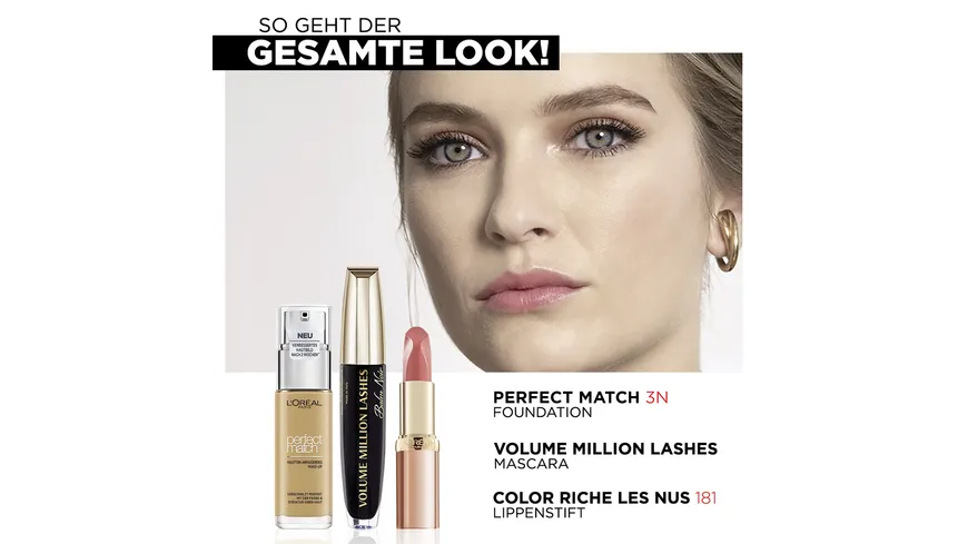 L'ORÉAL PARIS Mascara Volume Million Lashes Balm 8.9 ml schwarz