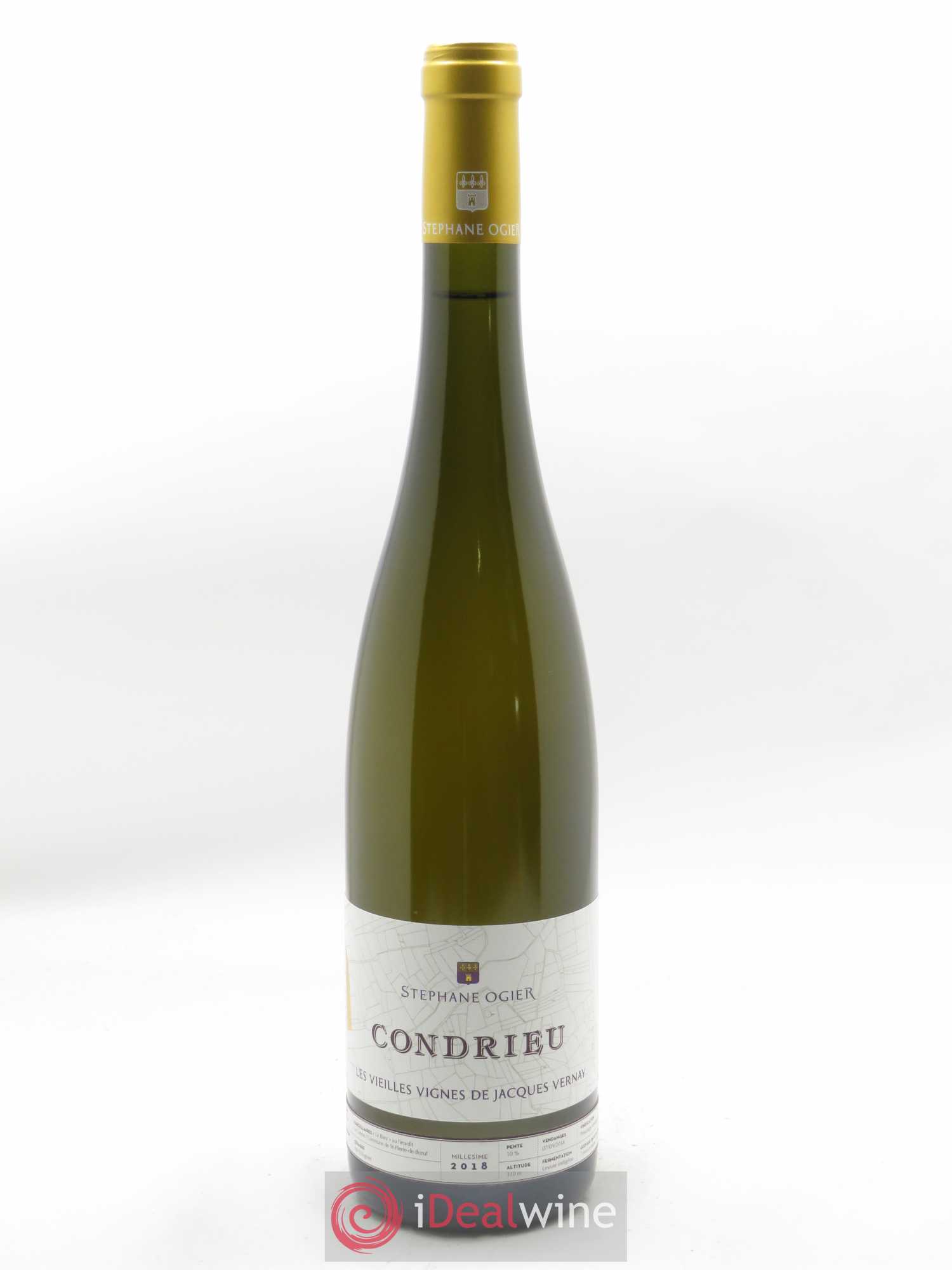 Condrieu Les Vieilles Vignes de Jacques Vernay Michel et Stéphane Ogier  2018 - Lot de 1 Bouteille