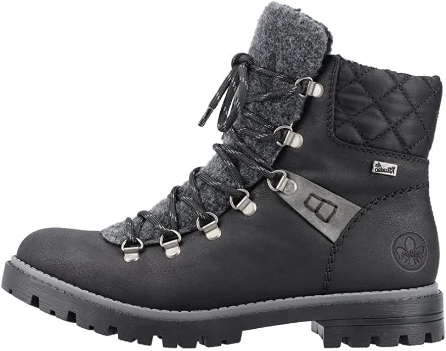RIEKER Winterstiefel schwarz