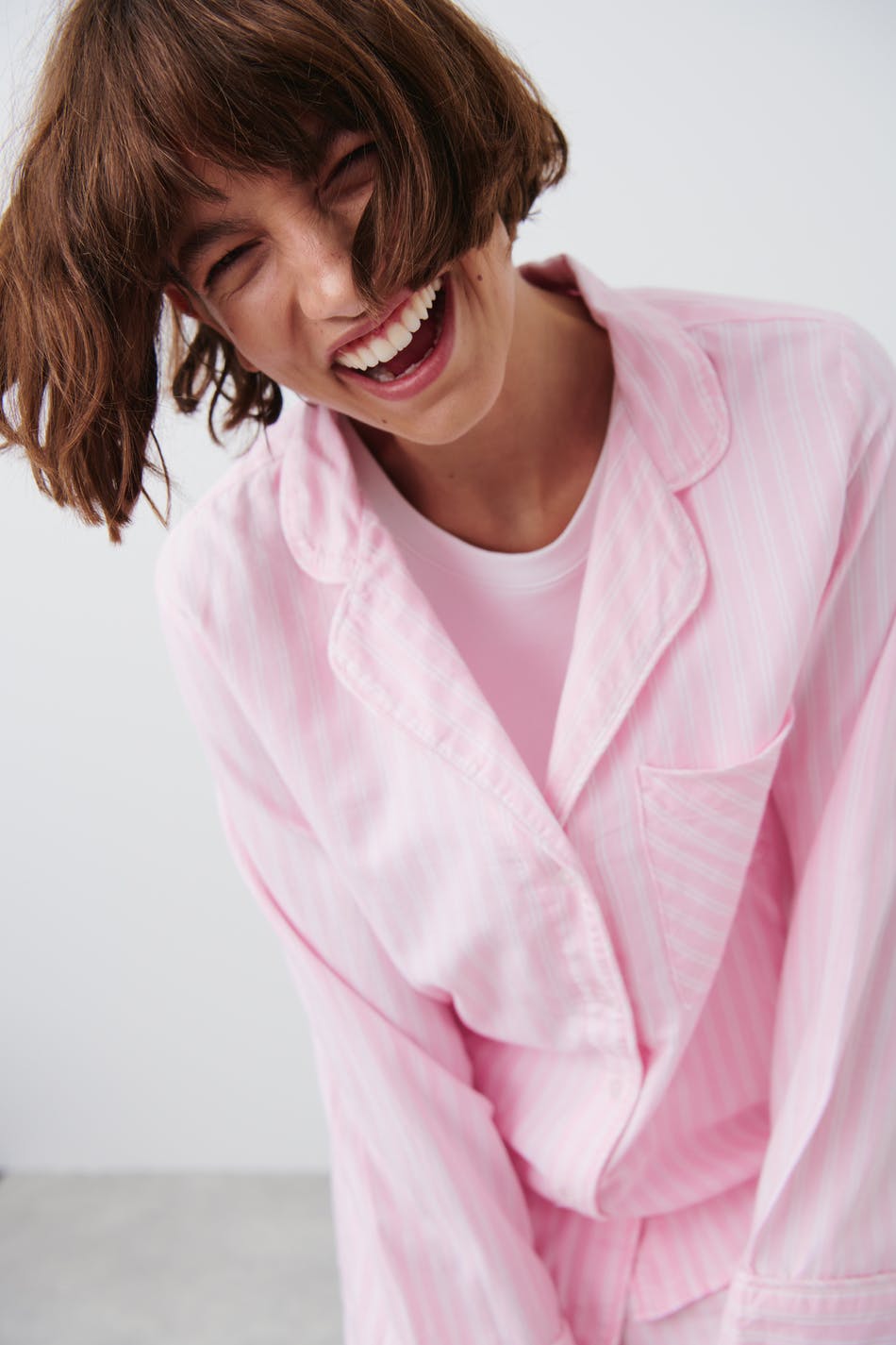 Flannel pyjamas shirt