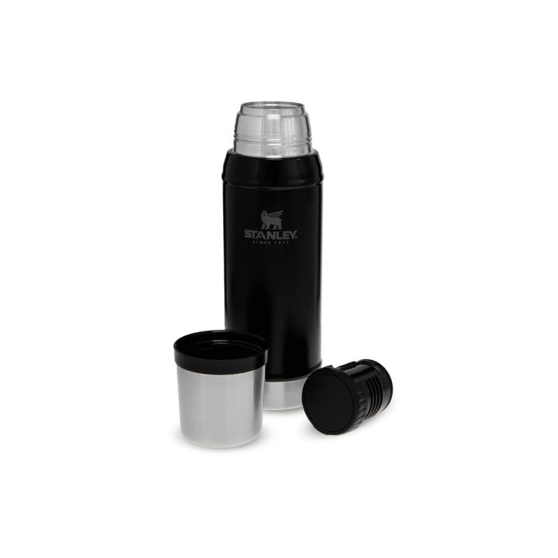 Stanley Thermoflasche, Classic Legendary Bottle Small 25oz \/750ml Matte Black Pebble