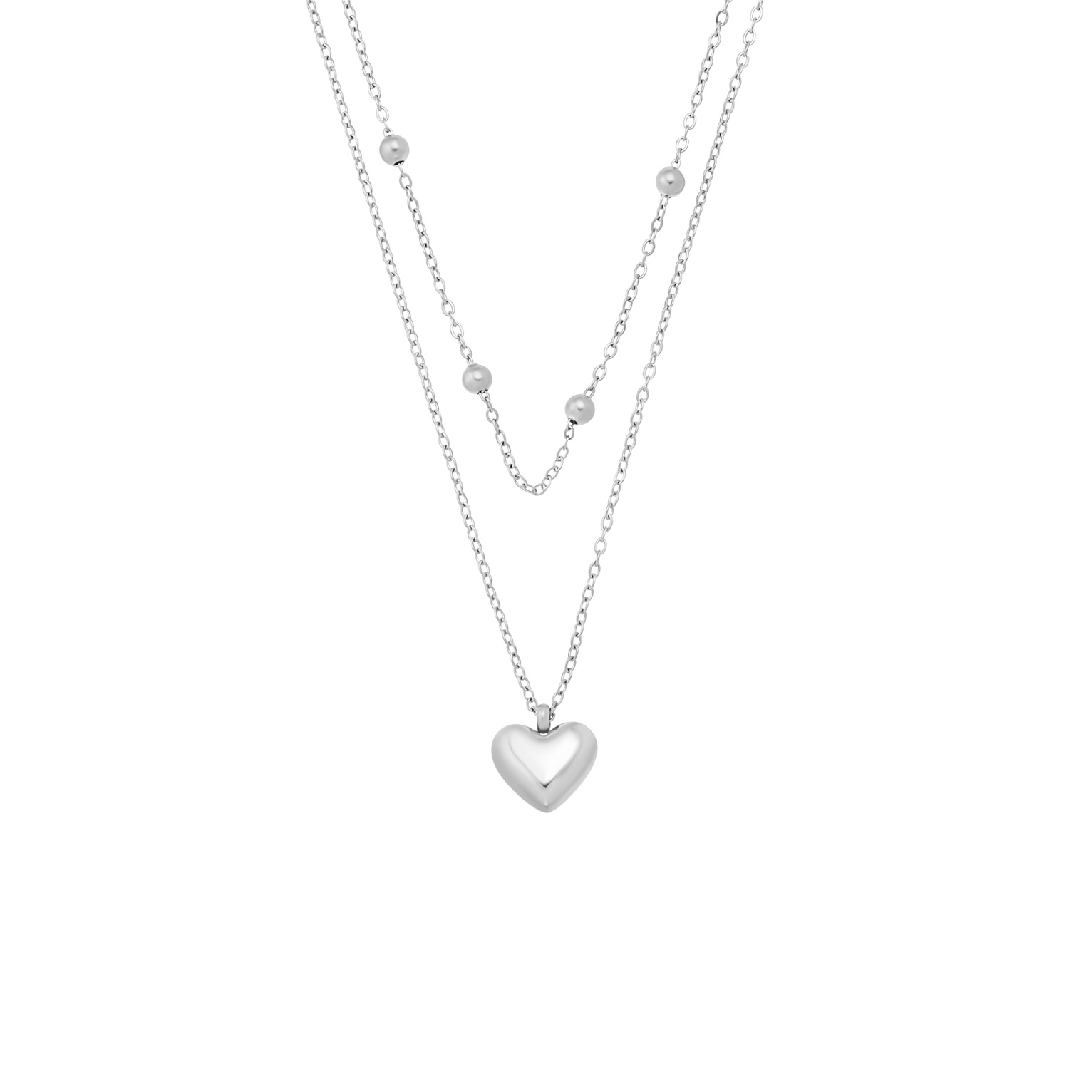 Collier Heideman Nina, couleur argent poli