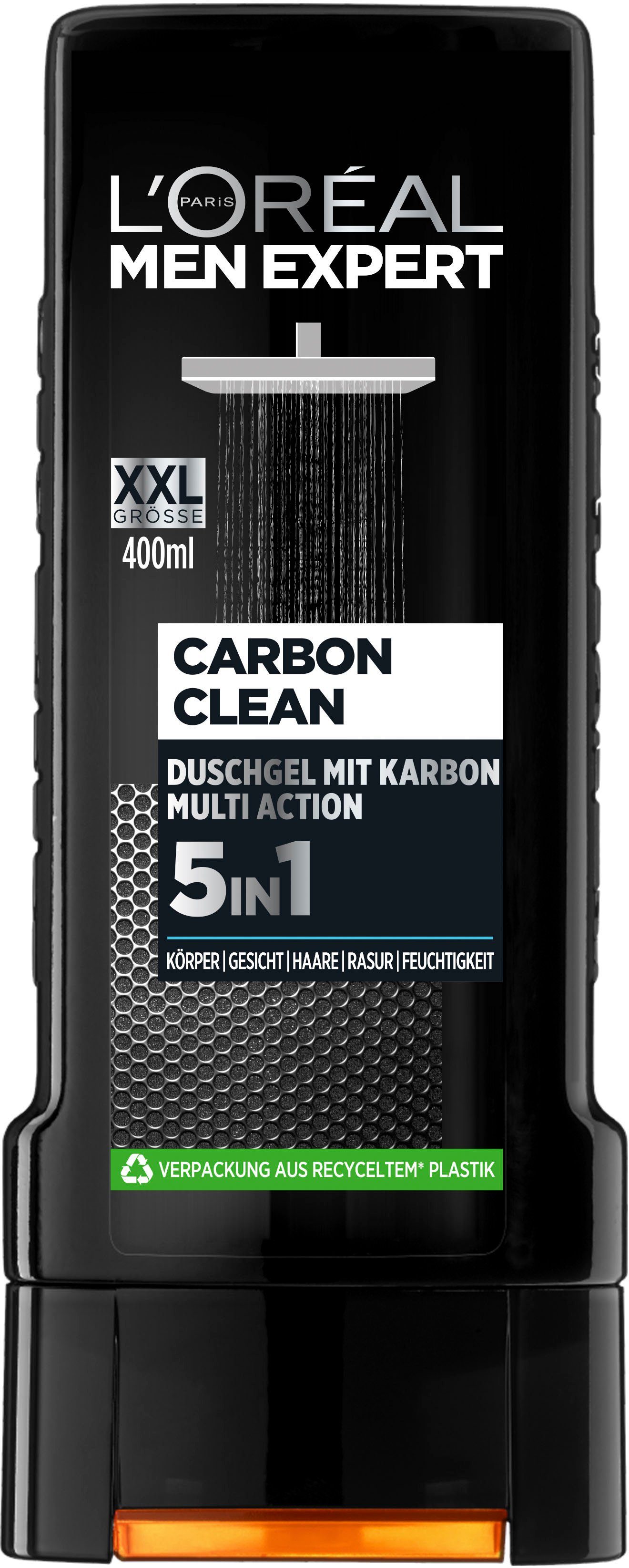 L'ORÉAL PARIS MEN EXPERT Duschgel Carbon Clean 5in1 XXL, 6-tlg.