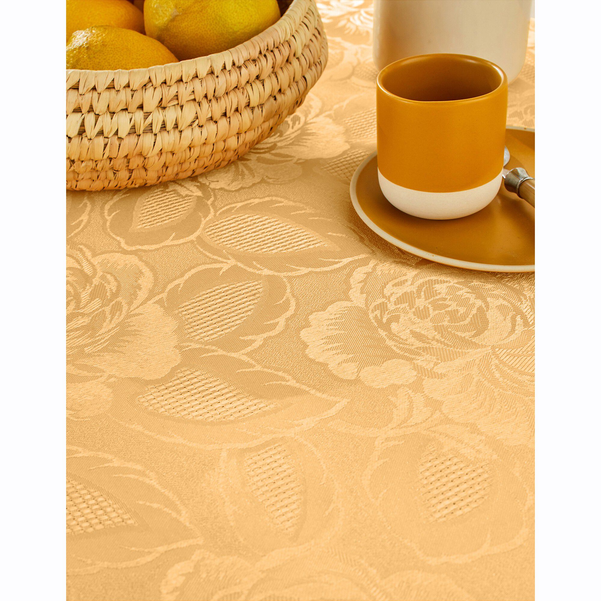 Nappe jacquard damassé