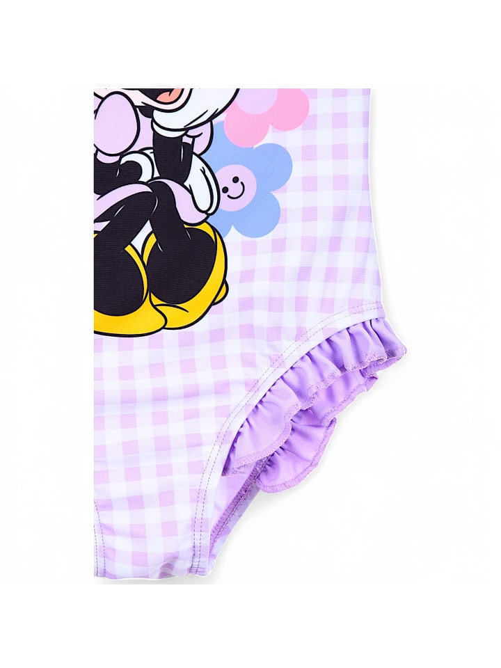 Disney Minnie Mouse Badeanzug Minnie Mouse kariert in Lila günstig kaufen