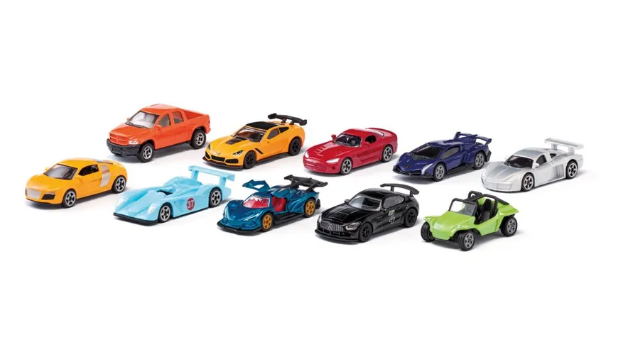 SIKU 0450 - 10er Set Sportwagen