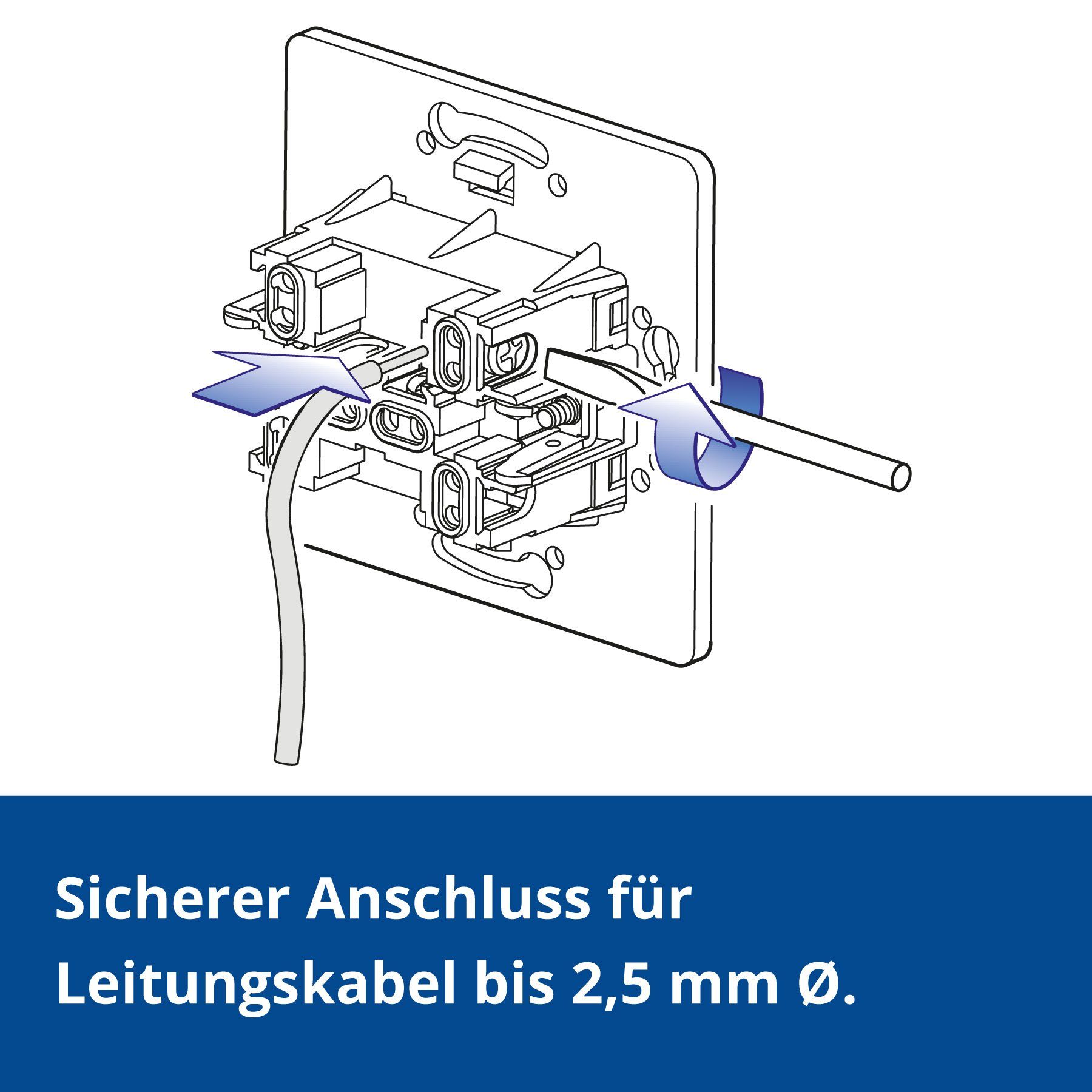 Aling Conel Lichtschalter PRESTIGE-Line Unterputz-Taster