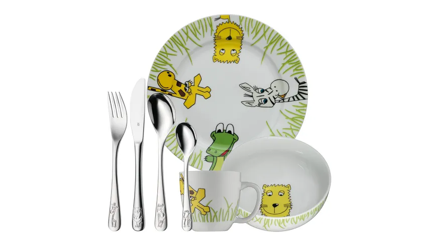 WMF Kindergeschirr Set Safari 7-tlg.