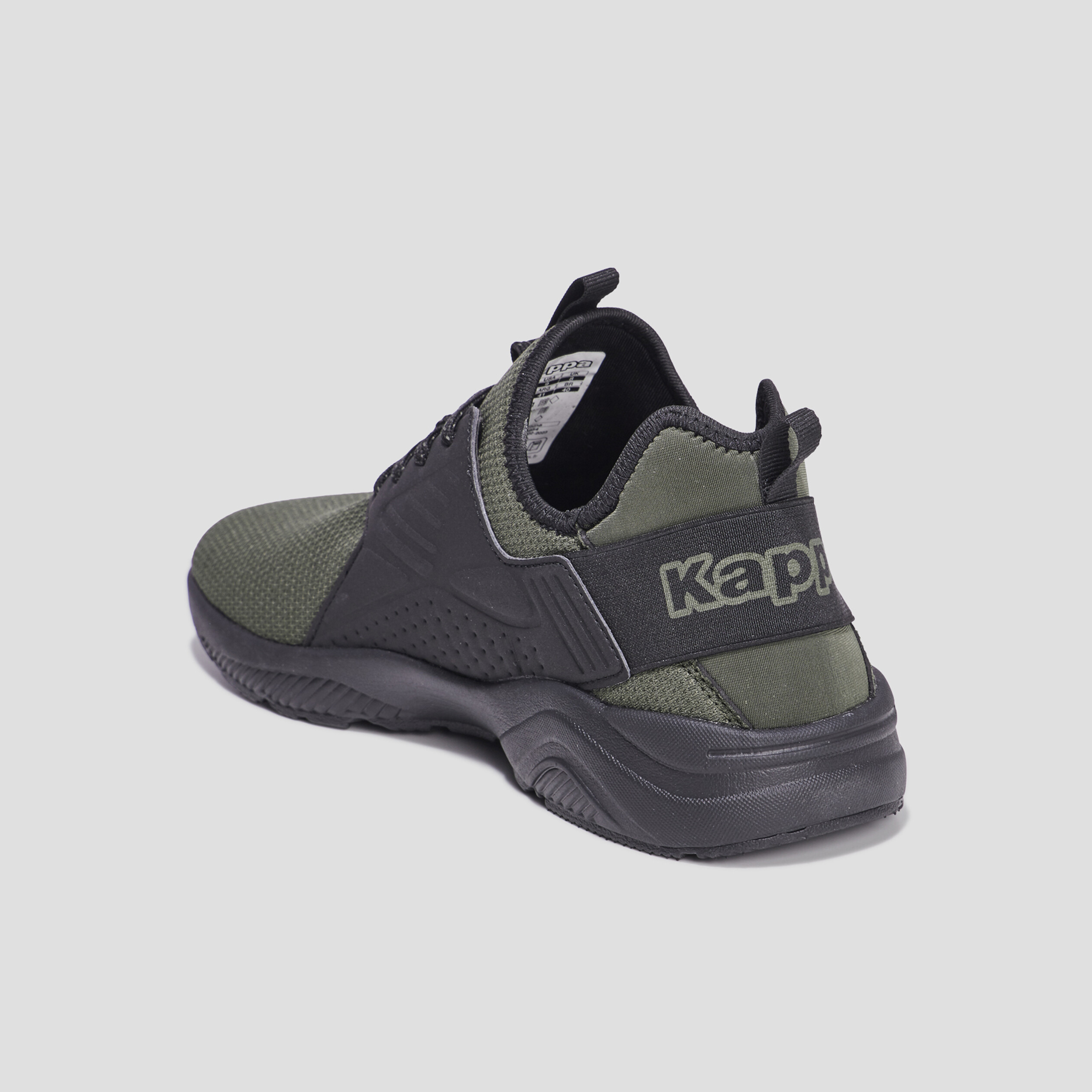 Runnings à lacets Kappa San Puerto vert kaki homme | La Halle