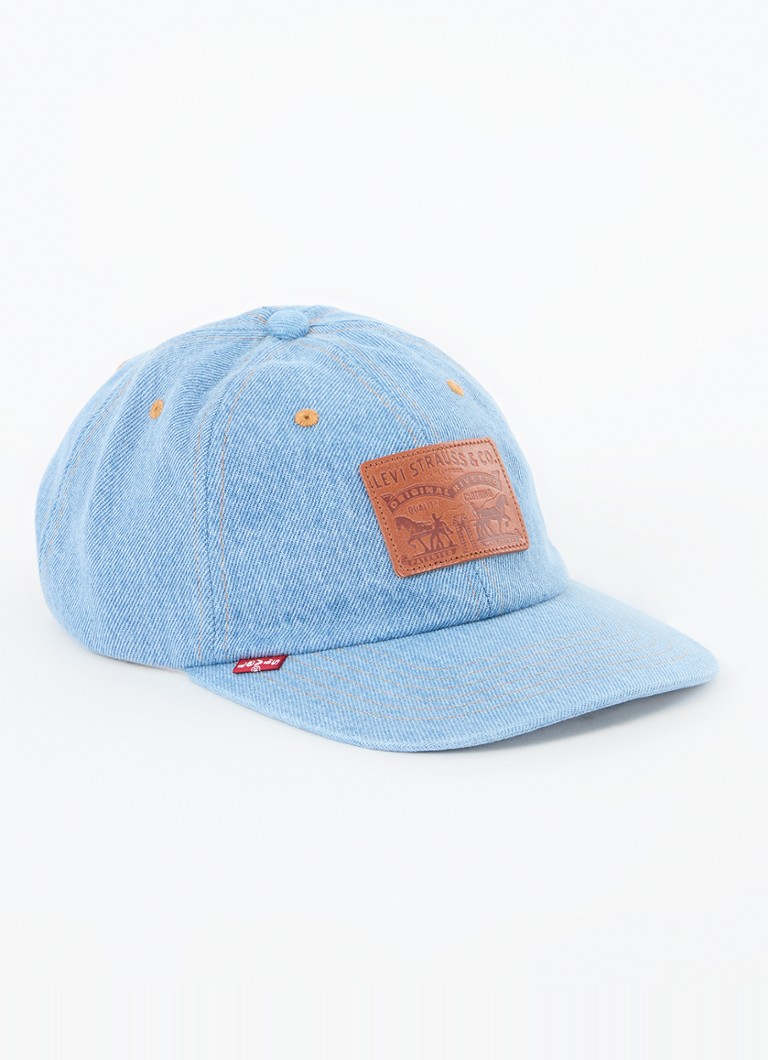 Levi's Relaxed Dad denim cap with logo