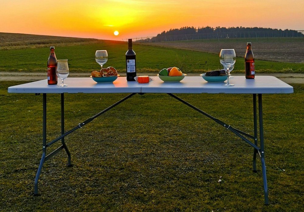 BruKa Klapptisch Klappbarer Tisch CAMPIXX BIG XXL Campingtisch Klapptisch Falttisch