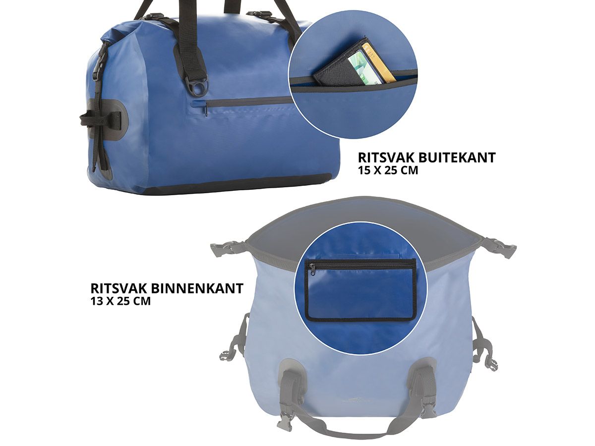 Dutch Mountains 40 Liter Reisetasche mit Roll-Top