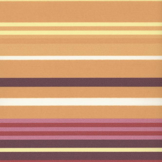 Bella Casa Seitenzugrollo, Kettenzugrollo, 180 x 182 cm, Dekor Bordüre orange