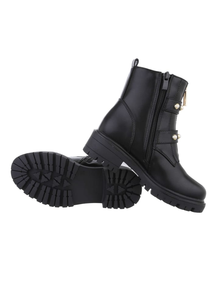 Ital-Design Stiefelette in Schwarz günstig kaufen