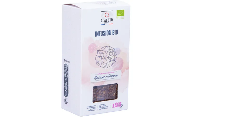 Quai Sud Bio Kräutertee Hibiskus Apfel 125 g