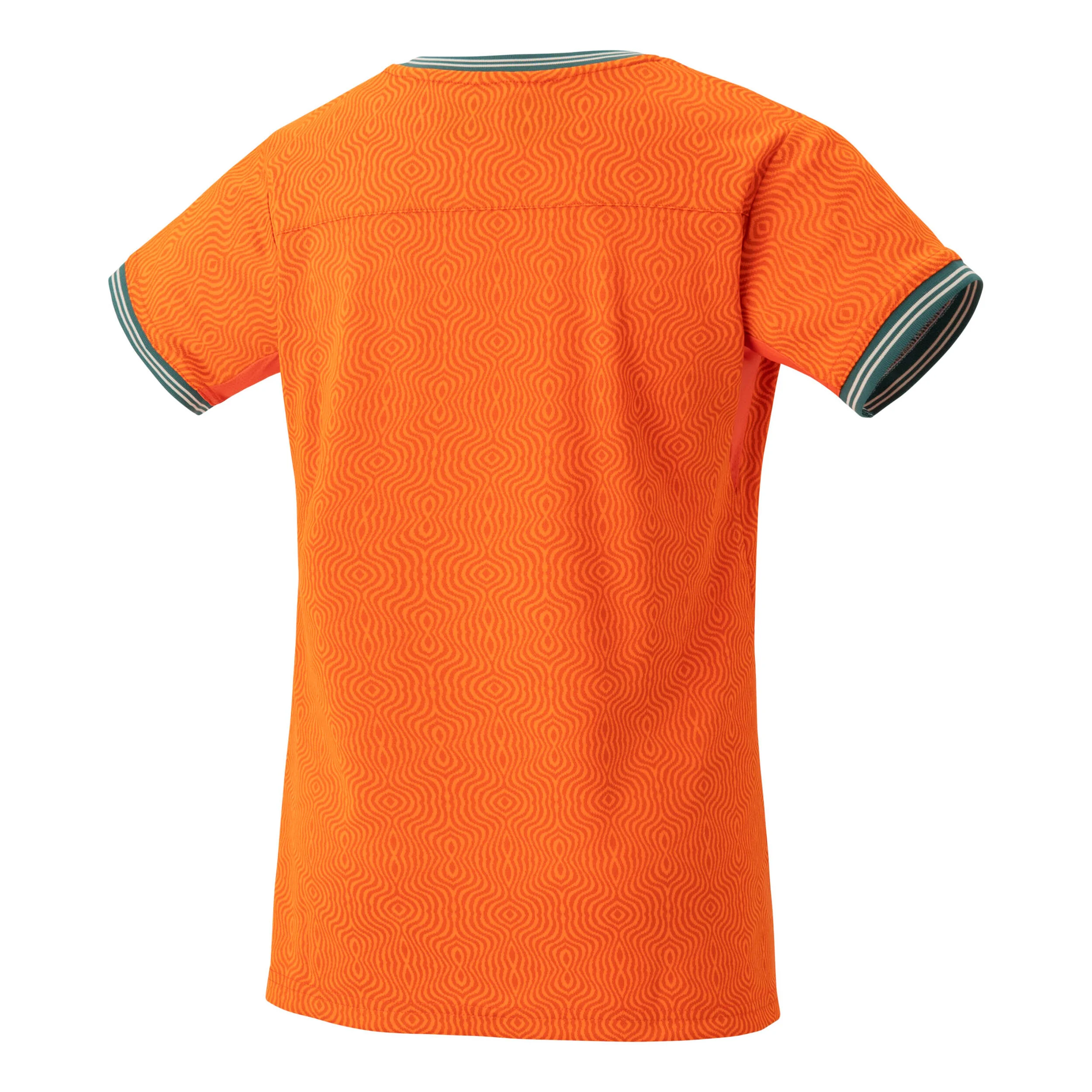 Crew Neck T-Shirt Damen - Orange