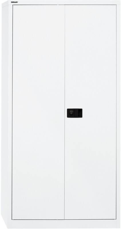 Bisley Flügeltürenschrank Universal Verkehrsweiß 914 x 400 x 1.950 mm
