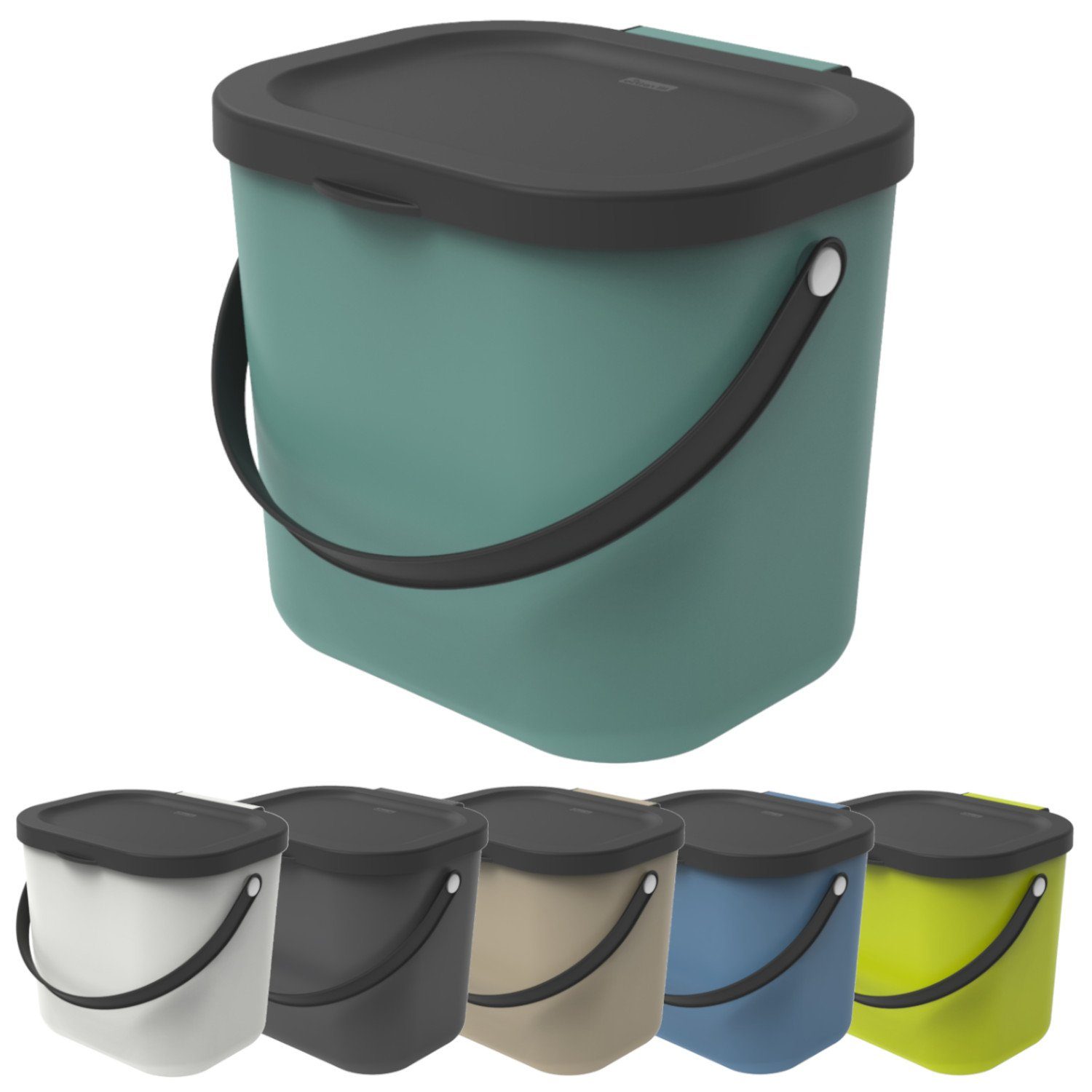 ROTHO Mülleimer Recycling Müllsystem 6 l ALBULA