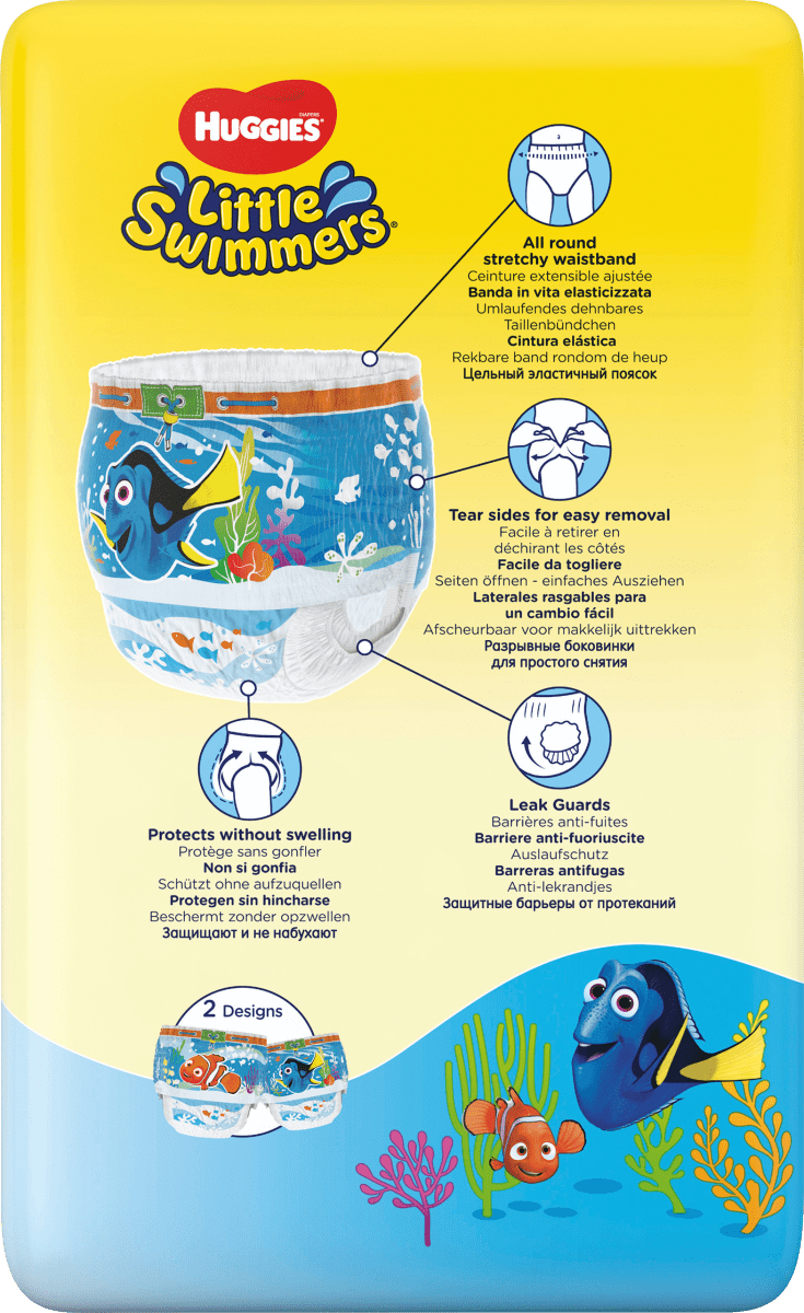 Schwimmwindeln Gr. 5/6 (12-18 kg), Bigpack, 19 St