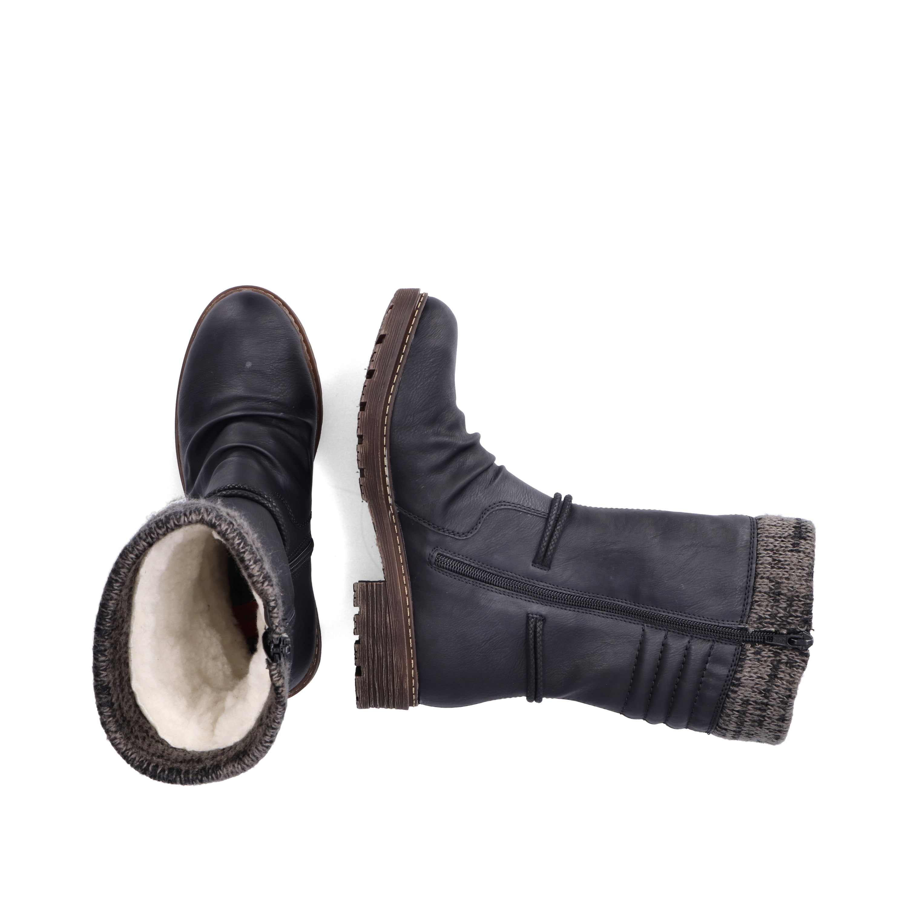 Rieker Damen Kurzstiefel tiefschwarz