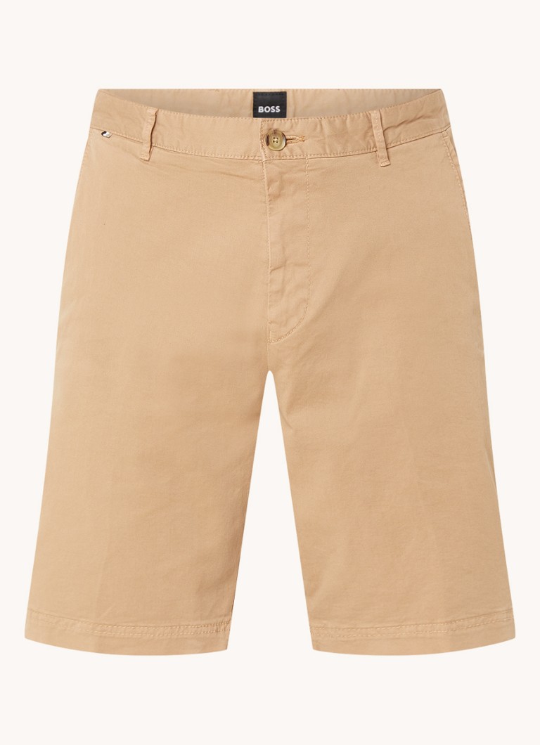 Pantaloni chino HUGO BOSS Slice slim fit cu buzunare laterale