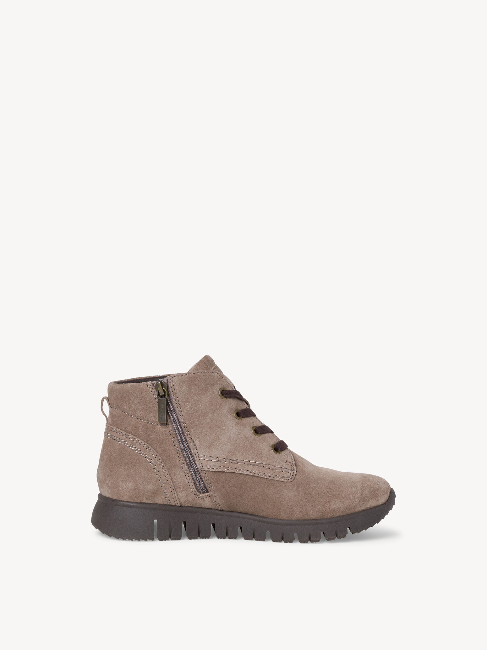 Bottine en cuir - marron