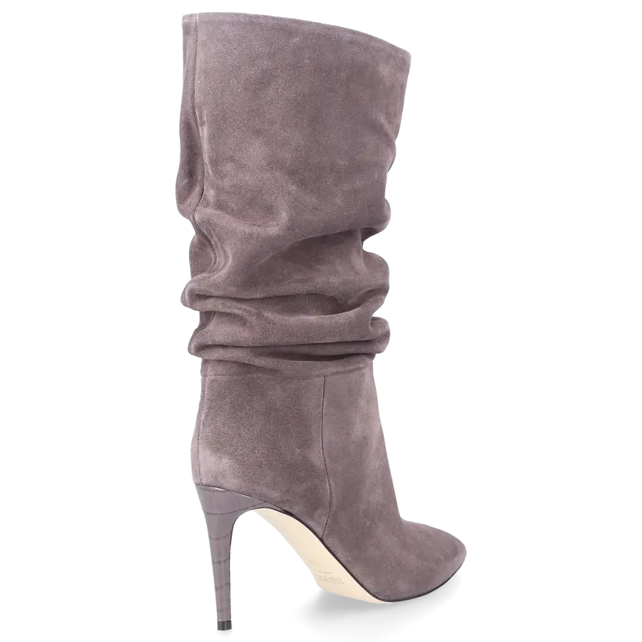 Paris Texas - Stiefel SLOUCHY 85 Veloursleder - grau