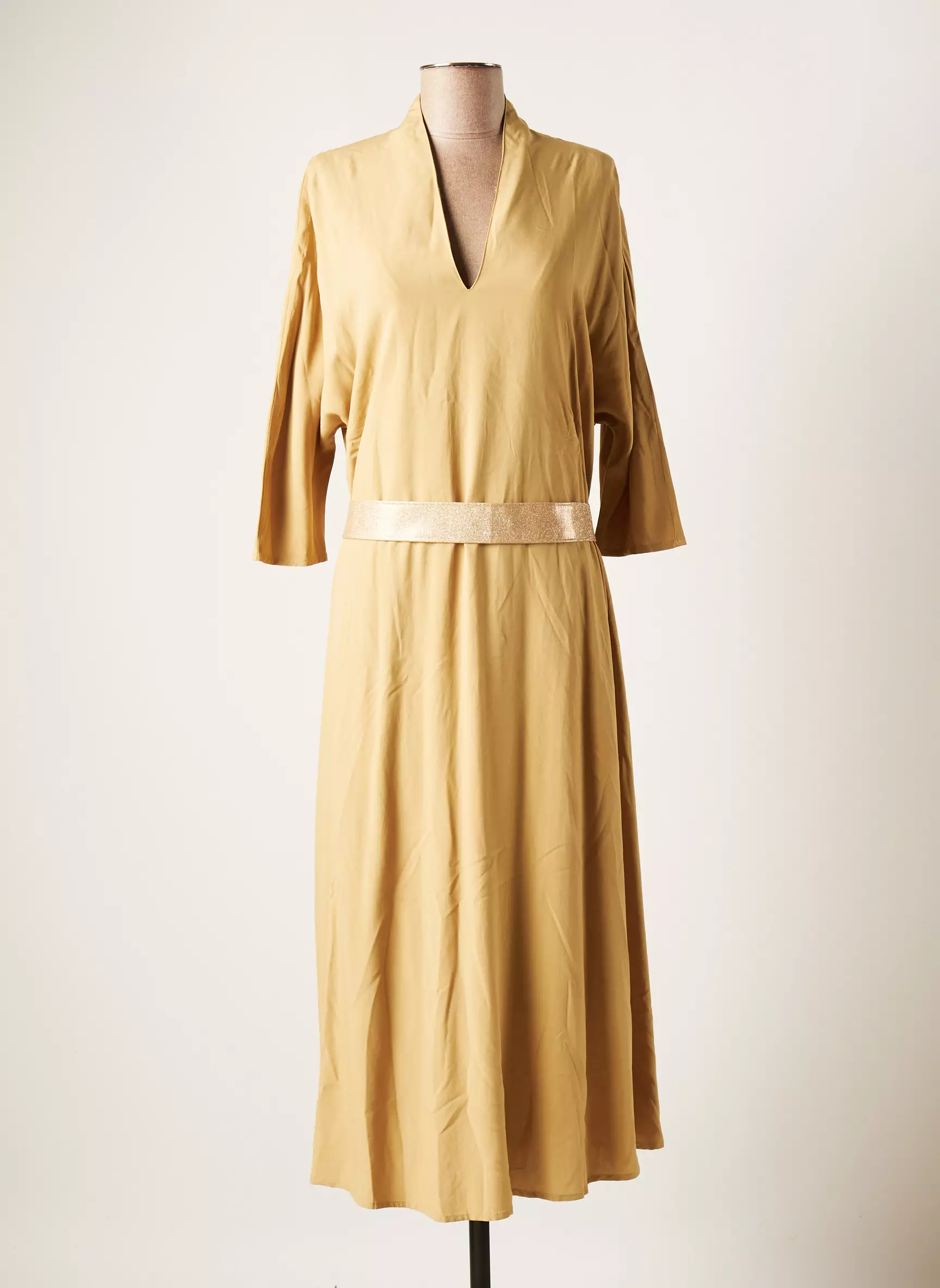 Molly Bracken Robes Longues Femme couleur beige