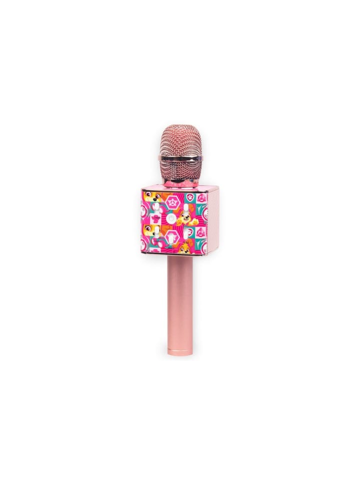 Paw Patrol Karaoke Mikrofon für Kinder - Mikrofon für die kleinen Musiker in Pink günstig kaufen onesize