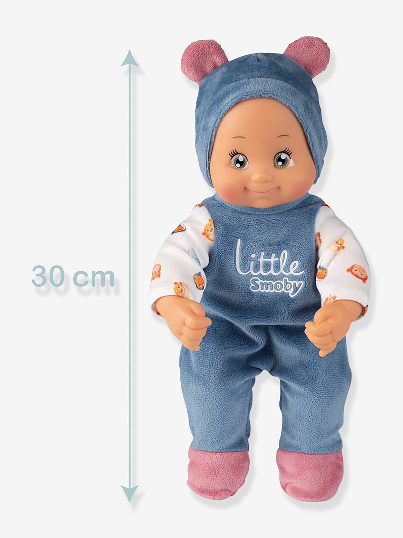 Smoby 3-in-1 Baby Lauflernhilfe/Puppenkinderwagen mit Puppe SMOBY - mehrfarbig