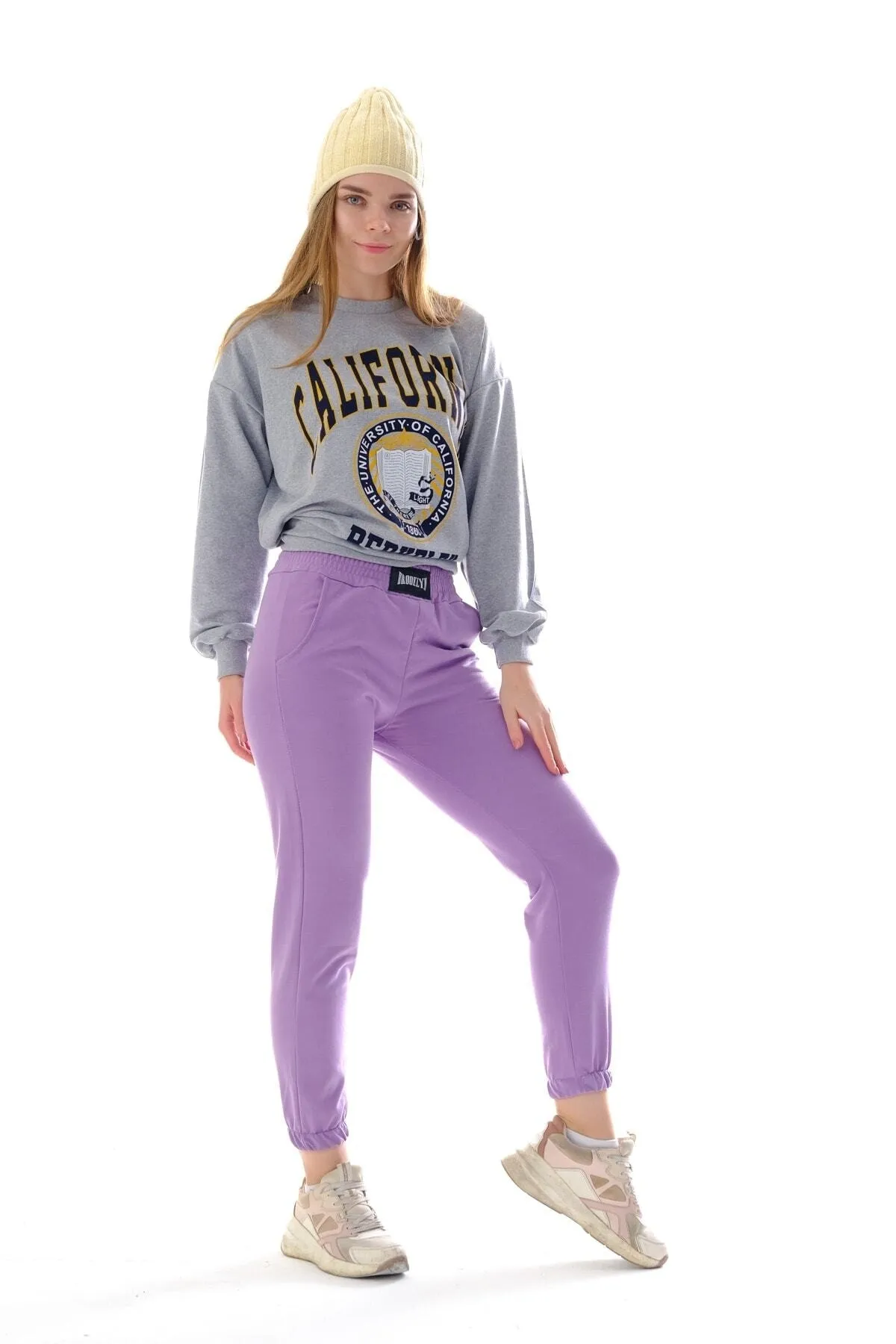 MOONBULL  Jogginghose - Lila - Slim