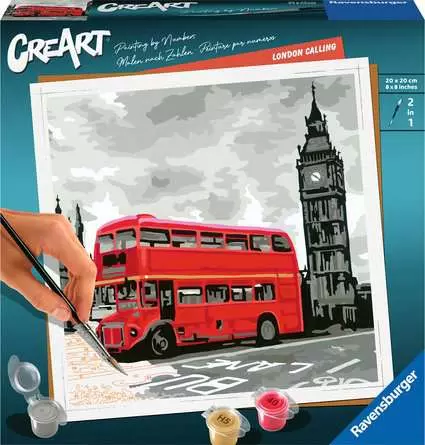 CreArt London Calling - Malen nach Zahlen für Erwachsene