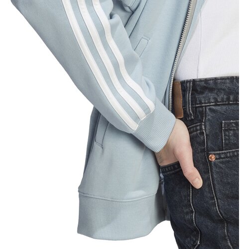 DAMEN KAPUZENSWEAT ESSENTIALS 3-STREIFEN FRENCH TERRY OVERSIZED