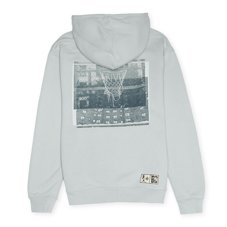 JORDAN x UNION x Bephie's Beauty Supply Fleece Hoodie grey fog/photon dust/stadium green