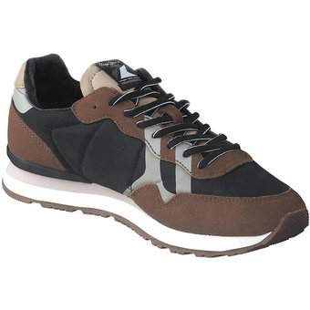 Pepe Jeans Britt Man Print Sneaker in schwarz