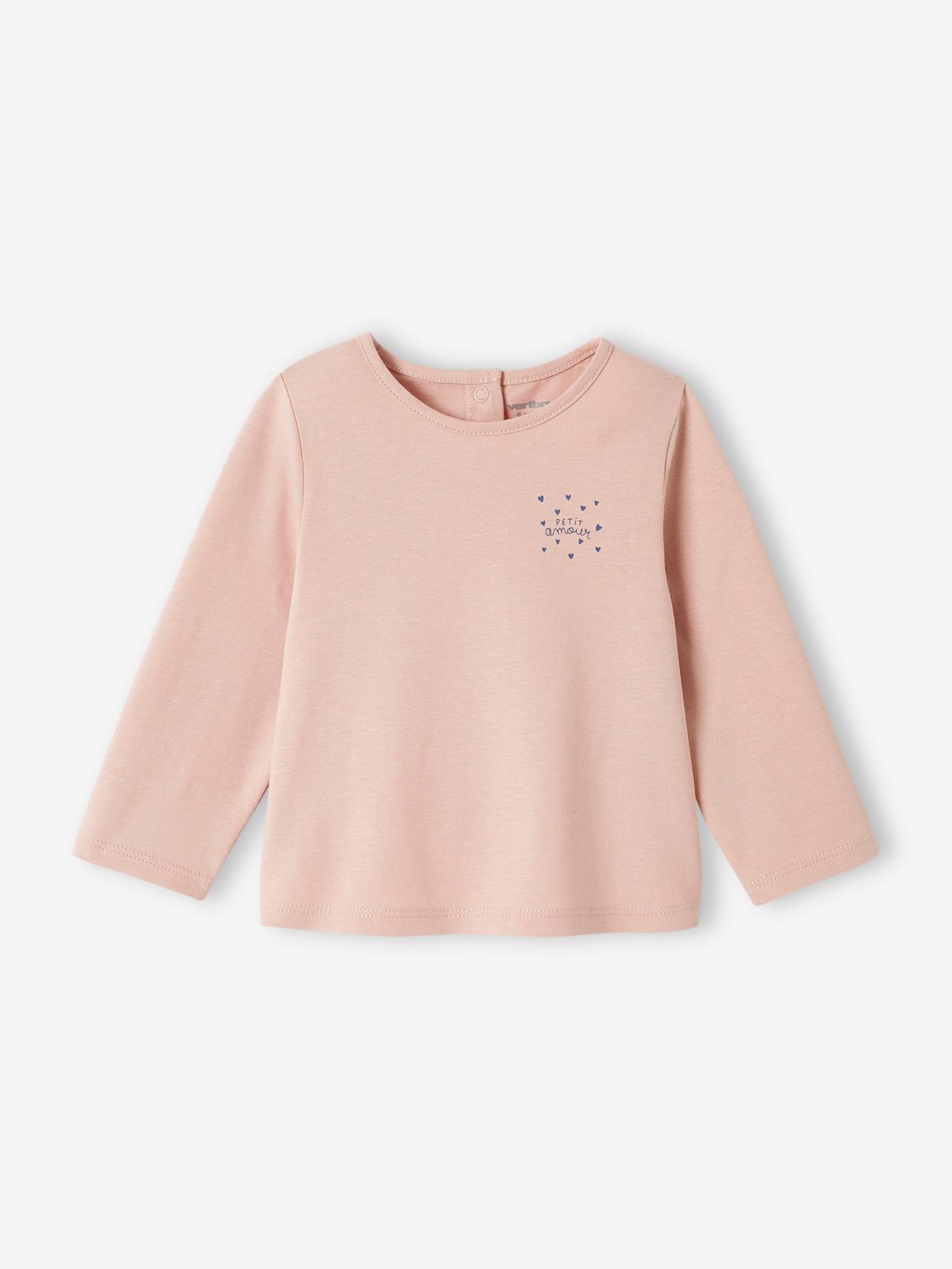 T-shirt bébé Basics manches longues orange