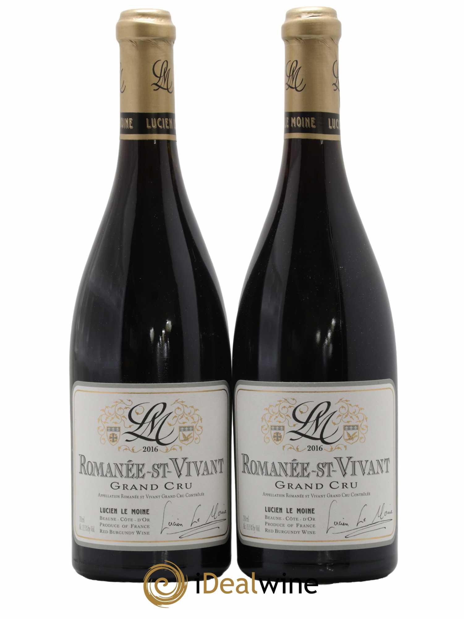 Romanée-Saint-Vivant Grand Cru Lucien Le Moine  2016 - Lot de 2 Bouteilles