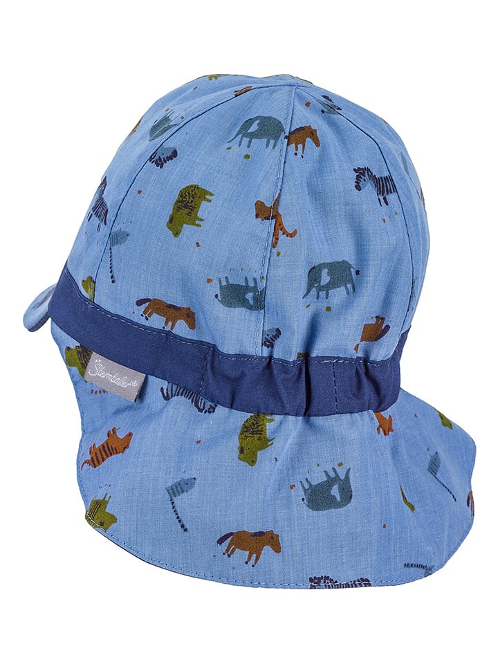 Sterntaler Wende-Schirmmütze in Blau günstig kaufen