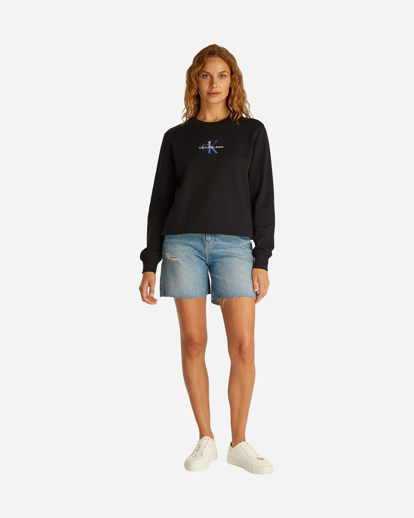 Felpa Calvin Klein Jeans Monogram W J20J225360-BEH